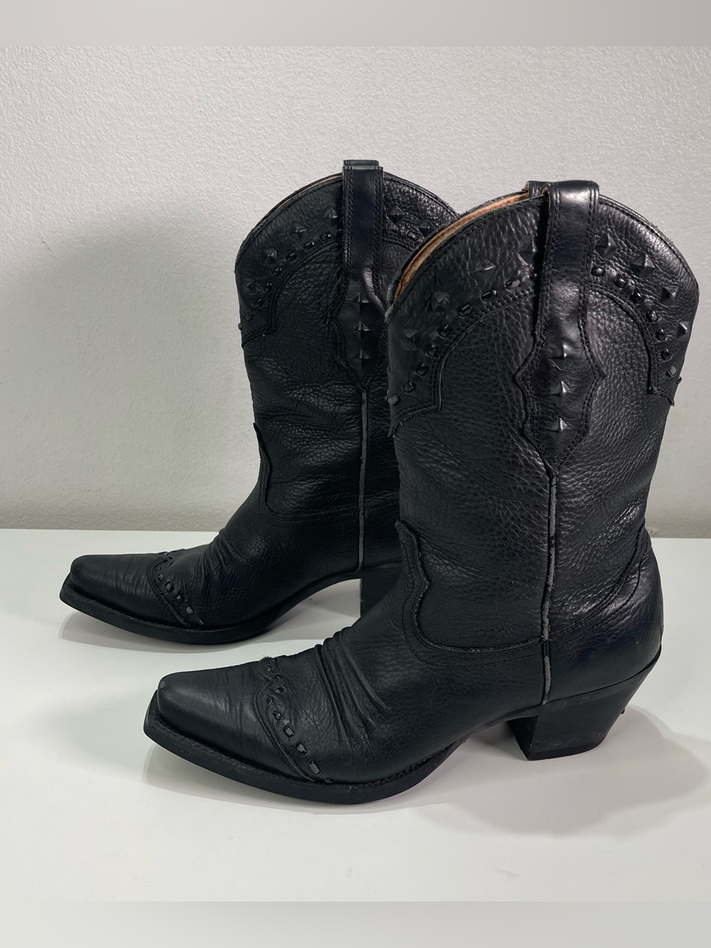 Ariat Boots Women's 9 B Dixie Black Western Studded Cowgirl Rodeo Festival
